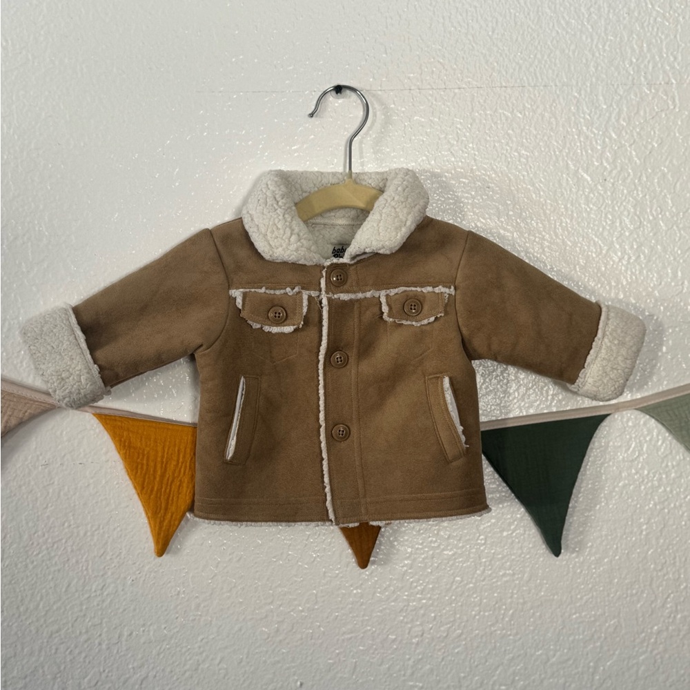 Cozy‎ Brown Baby B’Gosh Jacket with Sherpa Lining 3 Months